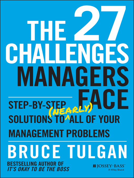 Title details for The 27 Challenges Managers Face by Bruce Tulgan - Available
